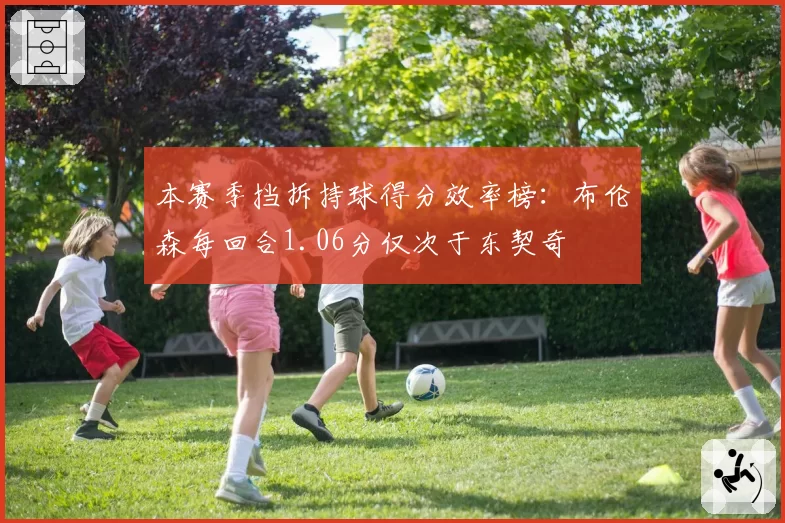 本赛季挡拆持球得分效率榜：布伦森每回合1.06分仅次于东契奇